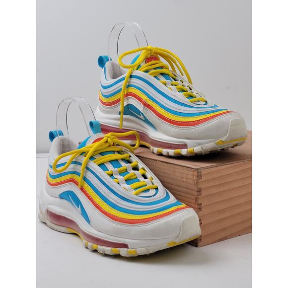 Nike Air Max 97 "Summer Pack" Blue Fury-Summit White Sz Youth 5 / Women's 6.5 - Picture 1 of 8